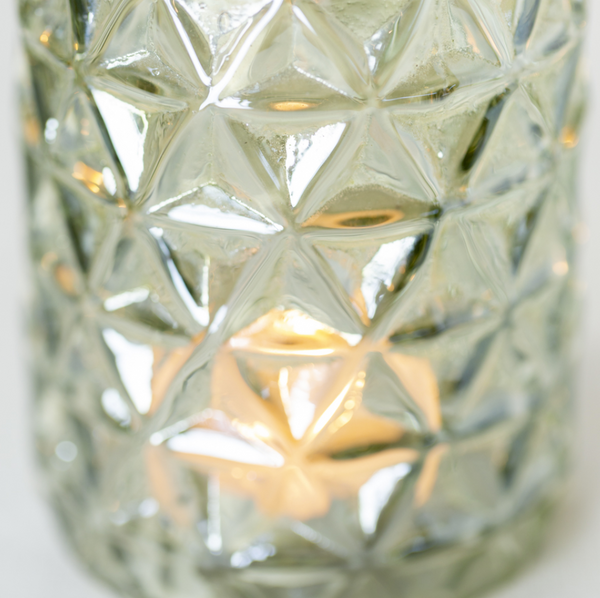 Votive Holder Green Lustre