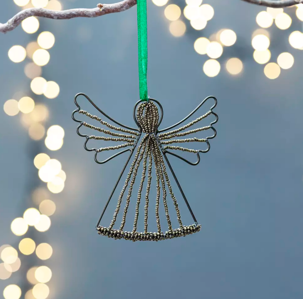 Beaded angel ornament discount