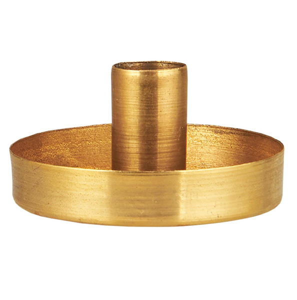 Gloria Simple Brass Candle Holder