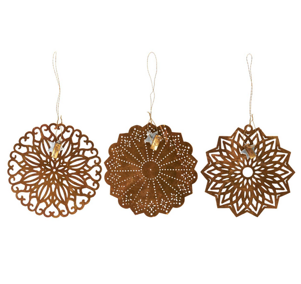 Hanging Brass Flower Decoration