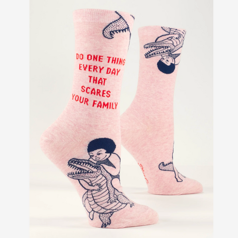 Blue Q 'Scares Your Family' Women's Socks