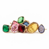 My Doris Large Gem Cut Glass Ring