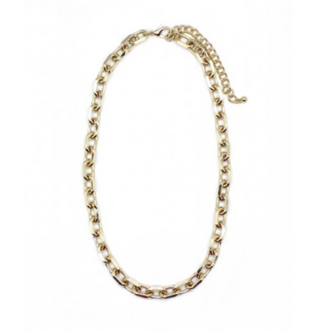Isles & Stars Chunky Brass Chain Statement Necklace