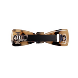 Black Colour Luce Bow Barette Claw