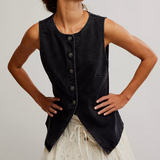 Free People Aimee Vest - Black