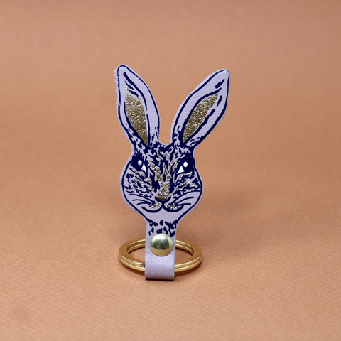 Bunny Key Ring - Nude