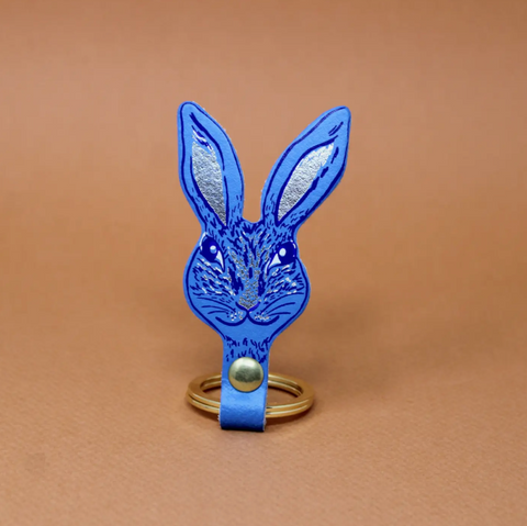 Bunny Key Ring - Cornflower