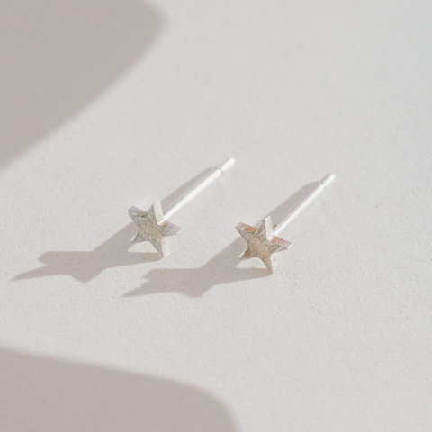 One & Eight "Go Girl" Silver Astral Studs