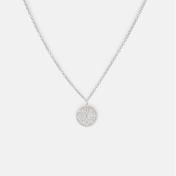 One & Eight Silver Daisy Necklace