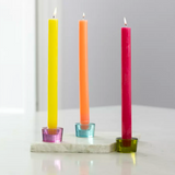 Glass Candleholder - Sky Blue