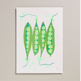 Risograph Print - Garden Peas