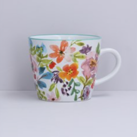 Bright Peonie Ceramic Mug