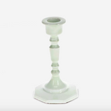 Enamel Candlestick - Light Grey