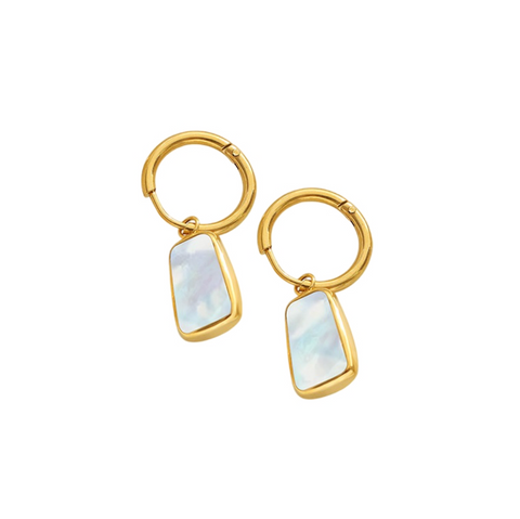 Consortium -  Mother of Pearl Drop Earrings