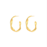 Consortium -  Molten Hoop - Gold/Silver