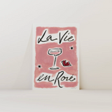 La Vie en Rosé Framed Print