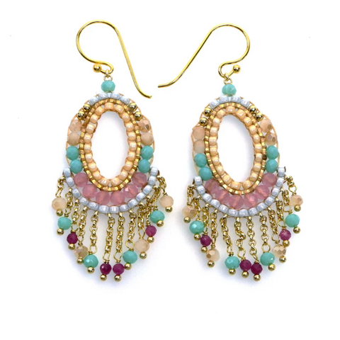 Annabella Moore Ruby Gem Earrings