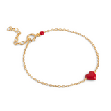 ENAMEL Copenhagen Bracelet, Amore - Red