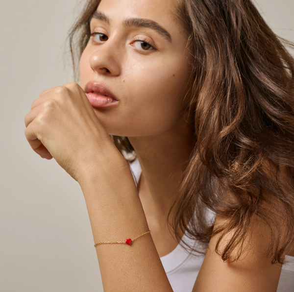 ENAMEL Copenhagen Bracelet, Amore - Red