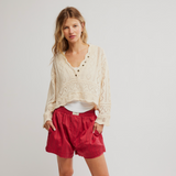 Free People Charlotte Sweater - Ivory