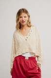 Free People Charlotte Sweater - Ivory