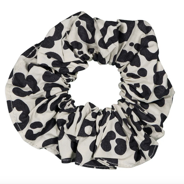 Rose In April Scrunchie Grey Leopard