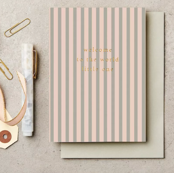 Welcome To The World Card