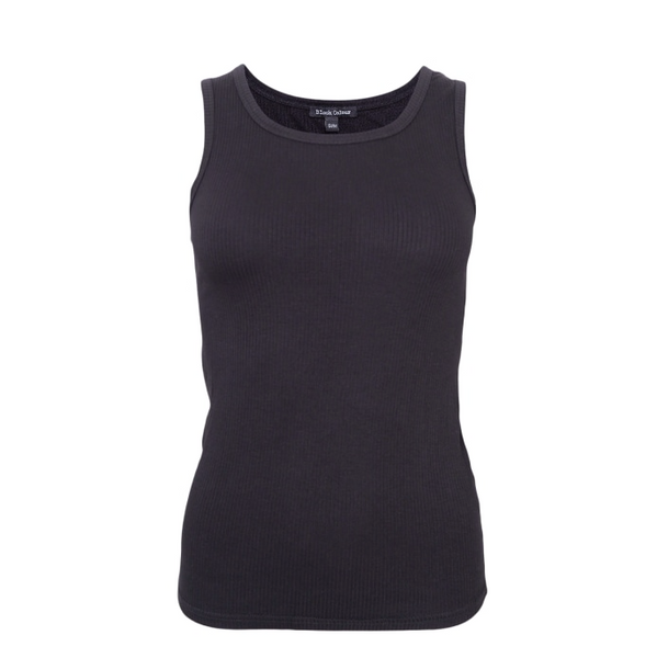 Black Colour Tea Top - Black