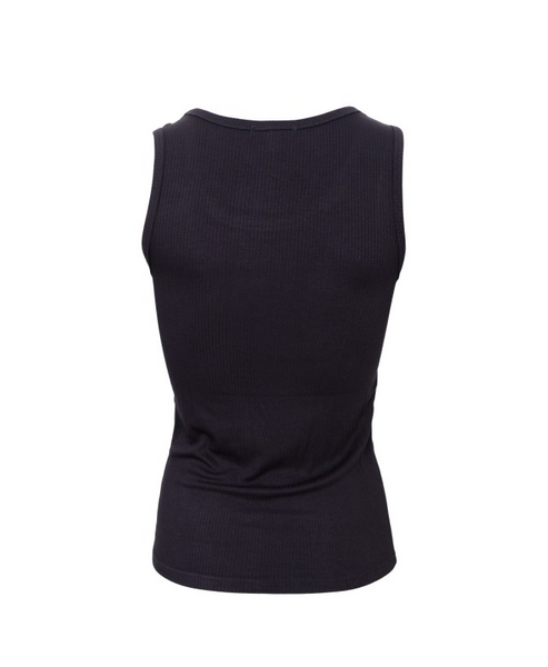 Black Colour Tea Top - Black