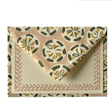 Cambridge Imprint Ten Patterned Envelopes - Charleston Roundel