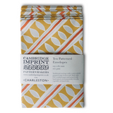 Cambridge Imprint Ten Patterned Envelopes - Charleston Stripe