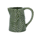 Ceramic jug Fern Green - Small