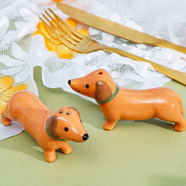 Sausage Dog Salt and Pepper Shakers