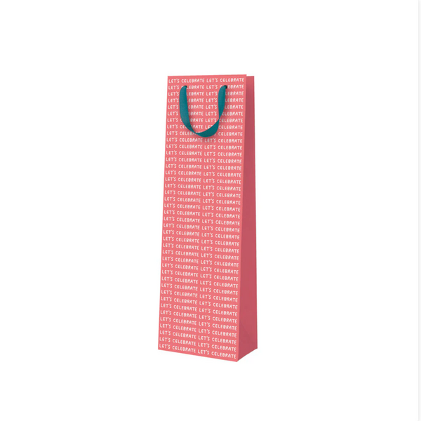 Neon Orange Lets Celebrate Repeat Bottle Bag