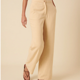 Nobody's Child Cream Marion Straight Leg Trousers