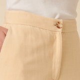 Nobody's Child Cream Marion Straight Leg Trousers