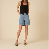 Nobody's Child Light Wash Denim Brixton Long Shorts