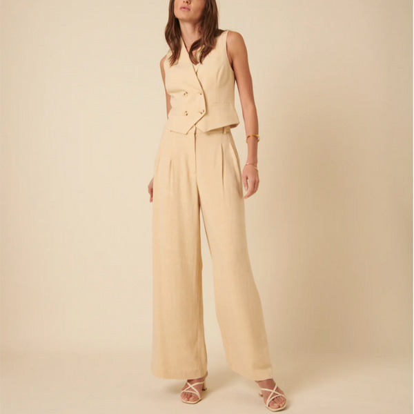 Nobody's Chid Cream Wide Leg Trousers