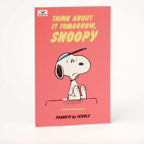 Peanuts Journal - Think About It Tomorrow Snoopy
