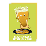 Cheeky Pint Father's Day Card