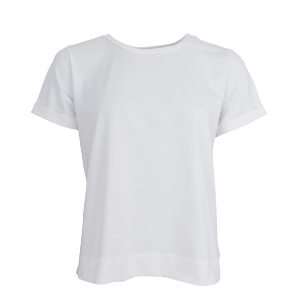 Black Colour May SS Tee - White