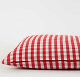 Afro Art Maria Cushion Red & White 40x40cm