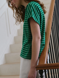 Le Bon Shoppe Cherie Tee - Green/White