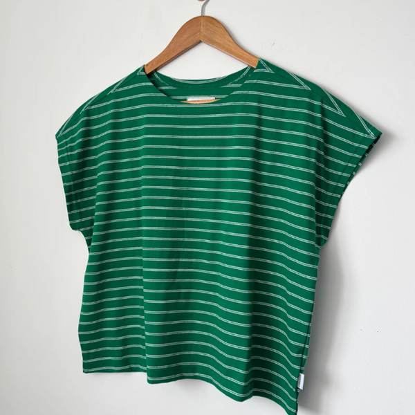 Le Bon Shoppe Cherie Tee - Green/White