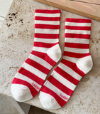 Le Bon Shoppe - Wally Socks White/Red