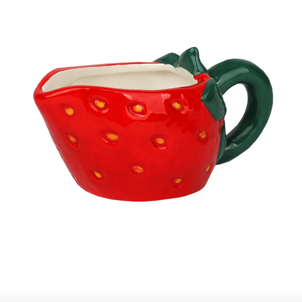 Strawberry Ceramic Jug - Small