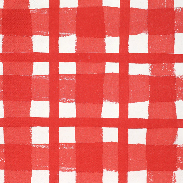 Red Check Napkin