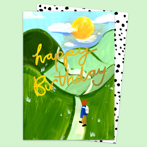 Birthday Hike Card