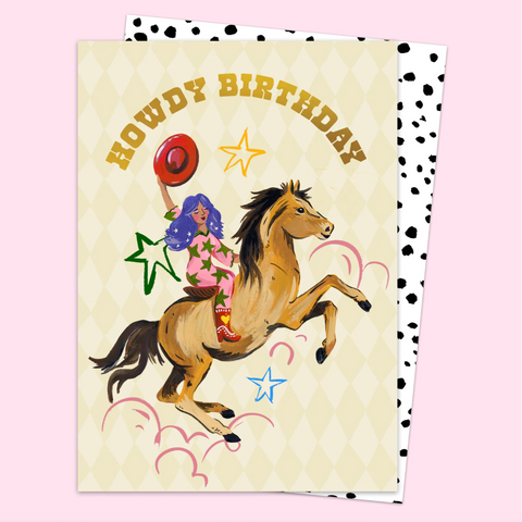 Howdy Birthday Card