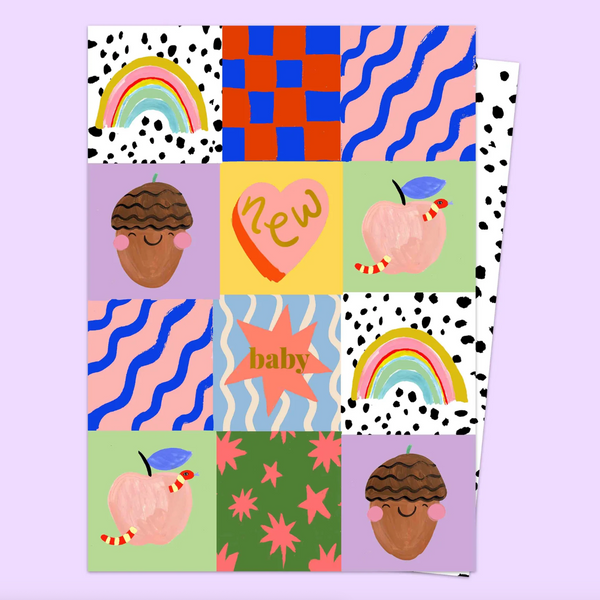 New Baby Patchwork Card